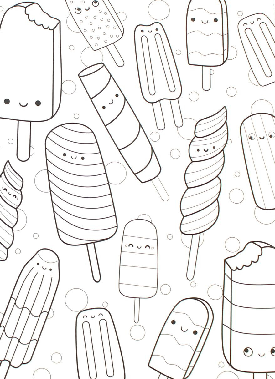 Kawaii Coloring Pages For Girls
 Fresh in stock Our super cute kawaii and super yummy