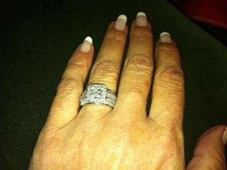 Kay Jewelers Men's Wedding Rings
 Kay Jewelers 14k White Gold and Diamond 3 piece Engagement