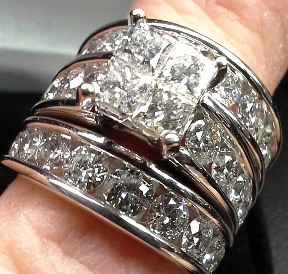 Kays Jewelry Wedding Rings
 Engagement Wedding Ring Set Kay Jewelers 14k Clear Diamond