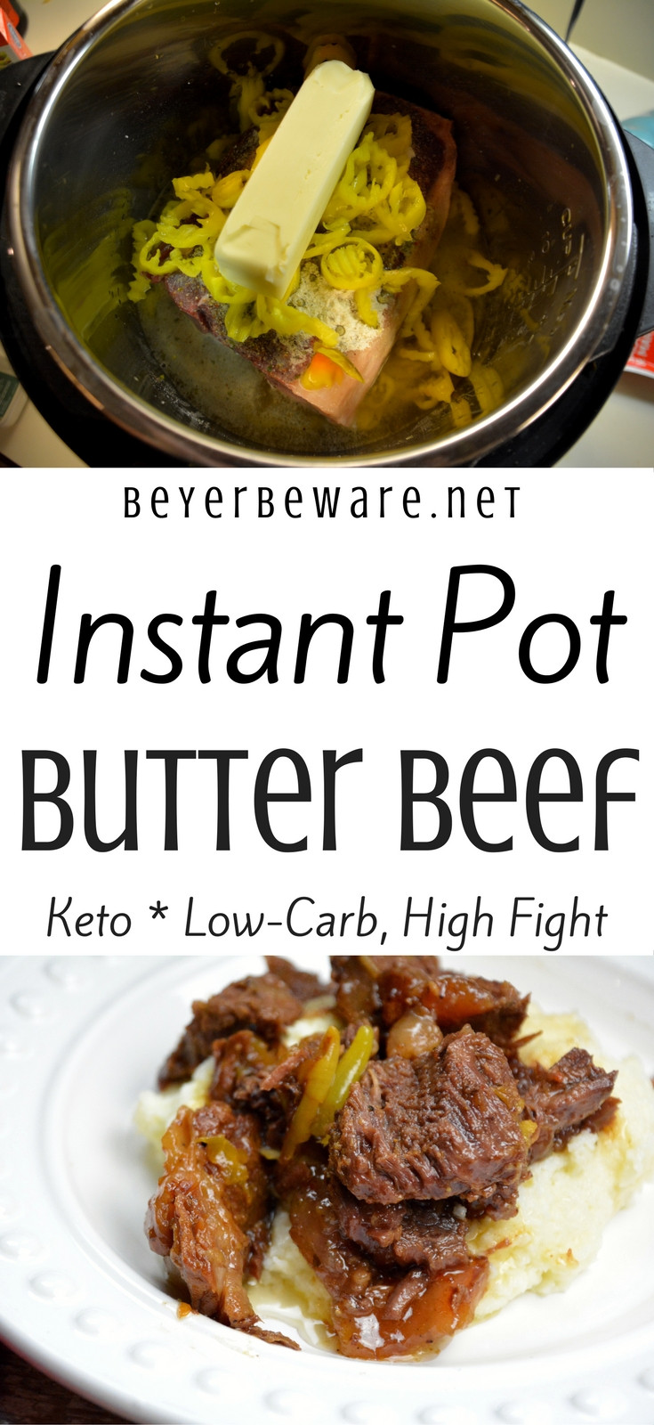 Keto Diet Instant Pot
 Instant Pot Butter Beef Keto Low Carb Recipe Beyer Beware