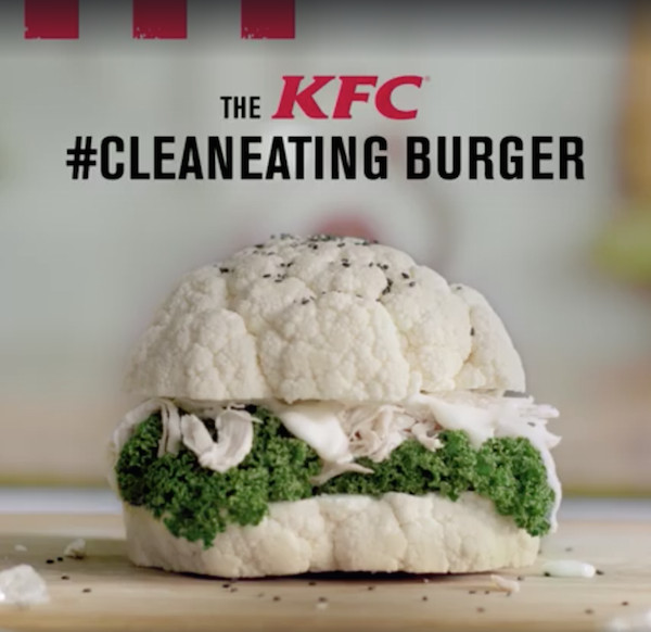 Kfc Clean Eating Burger
 Great work BBH s Clean Eating Burger campaign for KFC