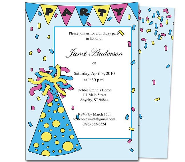 Kid Birthday Party Invitations
 Celebrations of Life Releases New Selection of Birthday