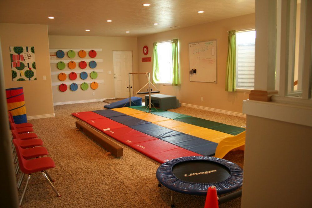 Kids Basement Playrooms
 unfinished basement playroom Google Search