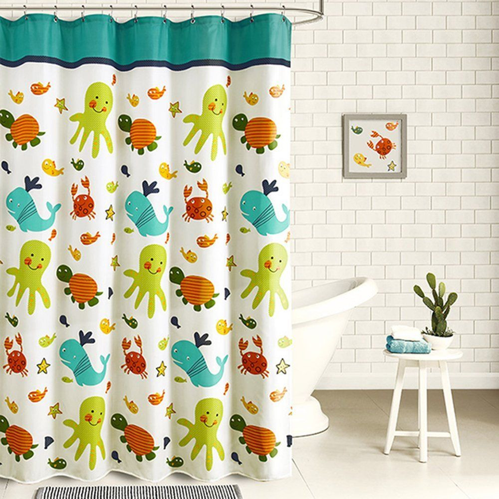Kids Bathroom Curtains
 30 Kids Shower Curtains With Cute Funny And Colorful Designs