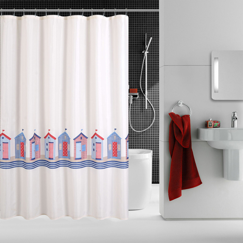 Kids Bathroom Curtains
 Kids bathroom shower curtains of Cute House Patterns