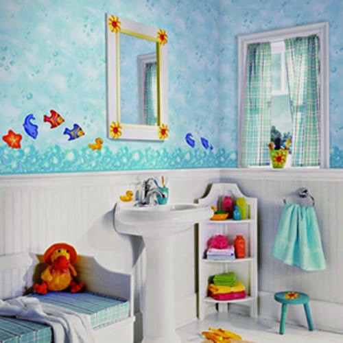 Kids Bathroom Decor
 Celebrity Homes Amazing Kids bathroom Wall décor ideas