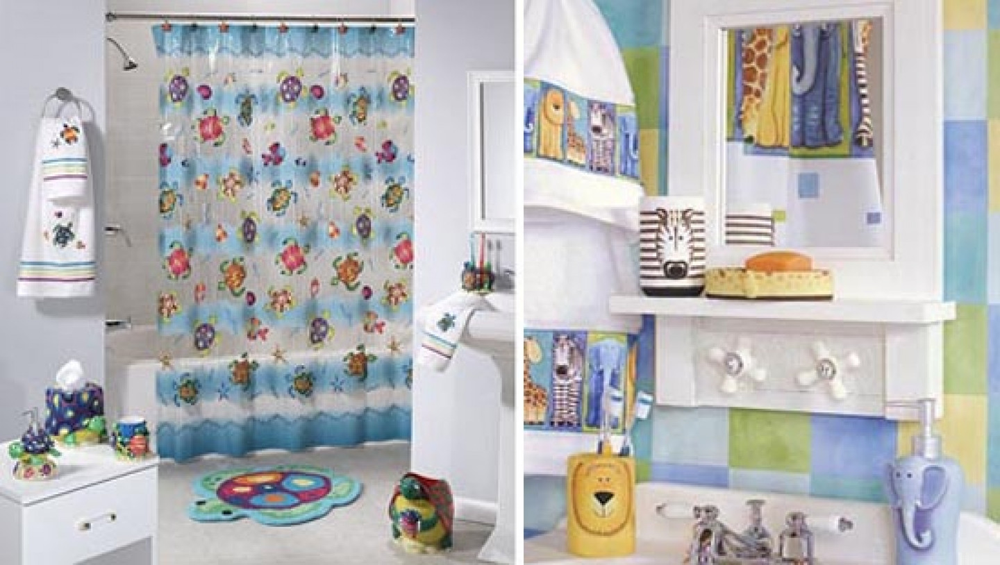 Kids Bathroom Sets
 Kid Bathroom Decorating Ideas TheyDesign