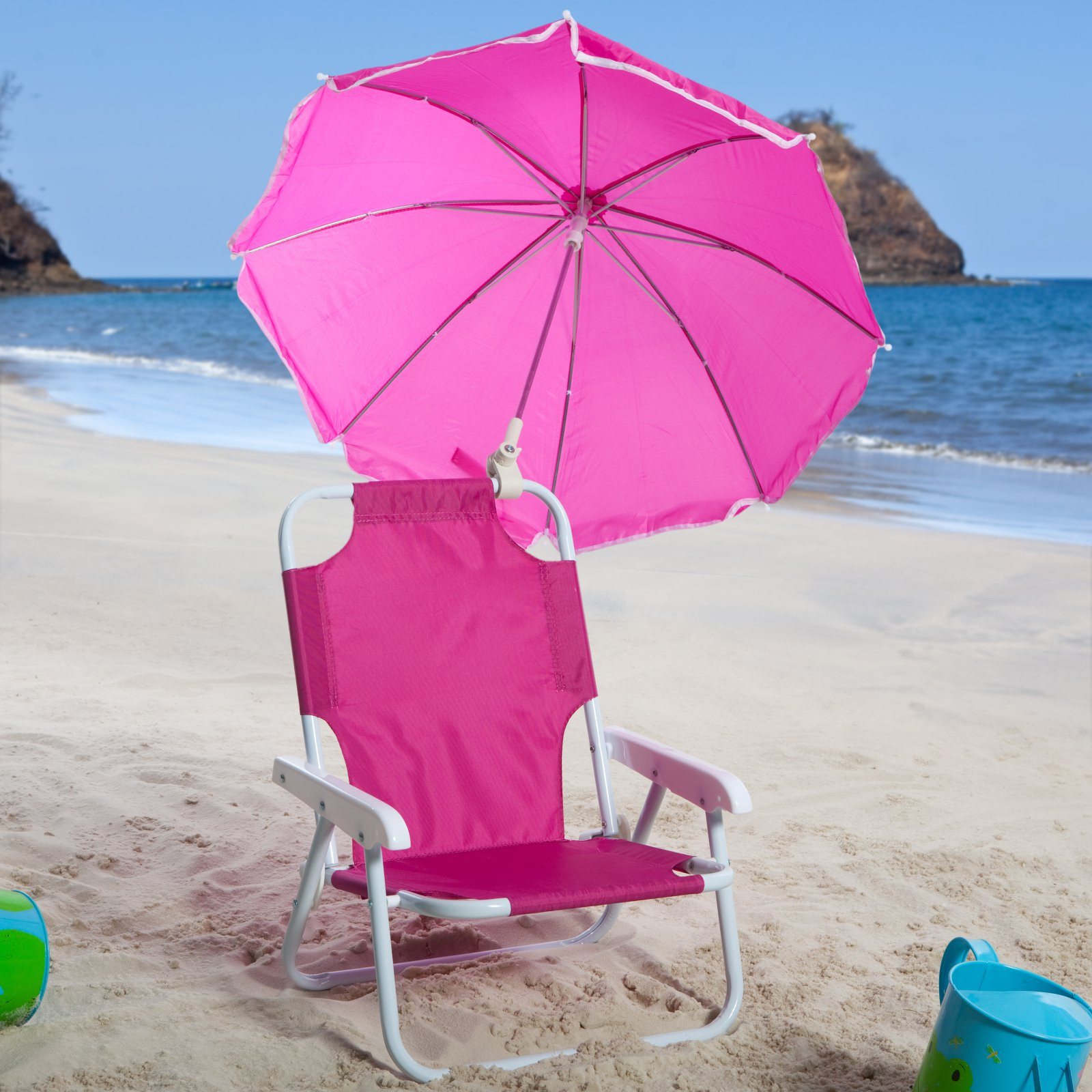 Kids Beach Chair With Umbrella
 Kids Pink Beach Chair & Umbrella Walmart
