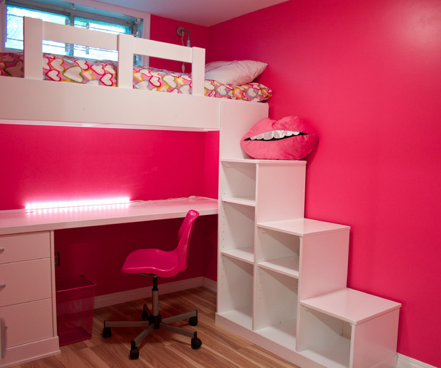 Kids Bedroom Desk
 Kids playroom and desk Contemporary Kids calgary