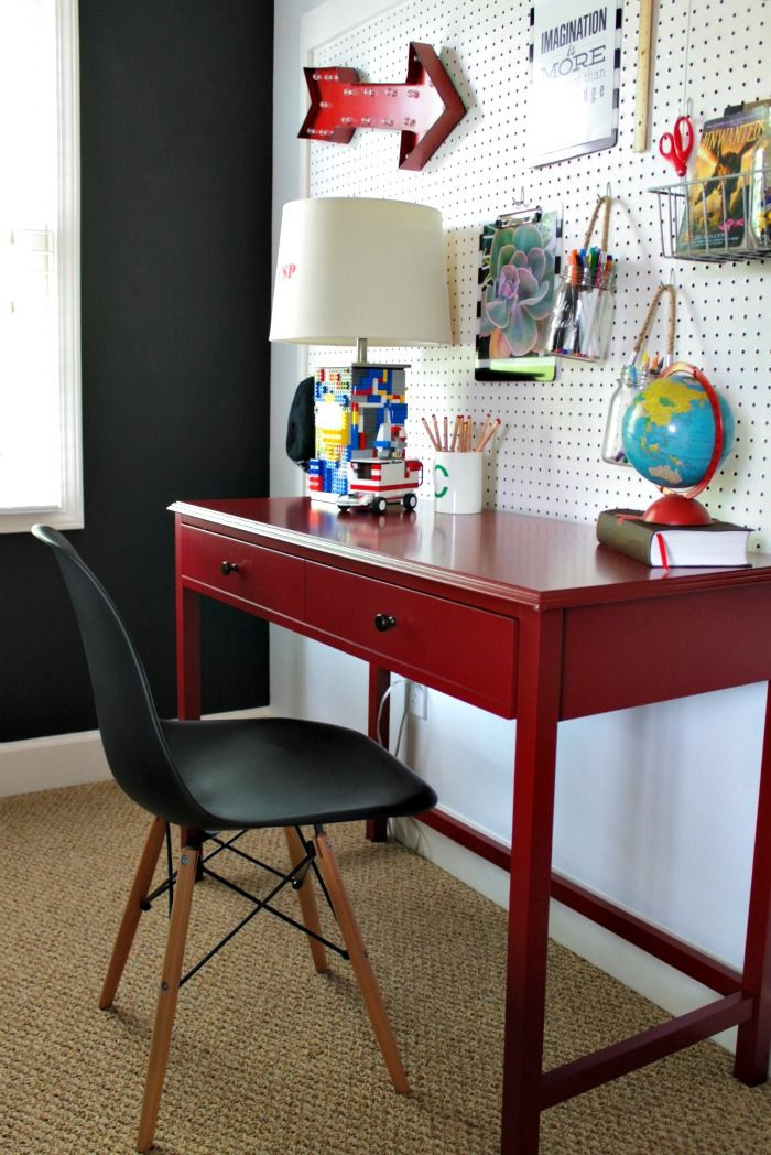 Kids Bedroom Desk
 boy’s desk area kids stuff