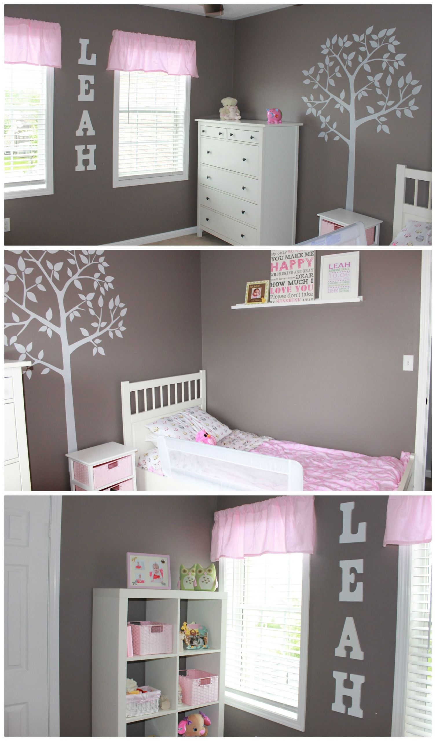 Kids Bedroom Ideas On A Budget
 Simple but sophisticated toddler bedroom on a bud