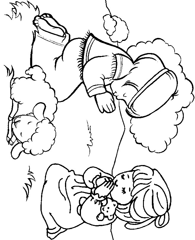 Kids Bible Coloring Page
 Free Printable Bible Coloring Pages For Kids