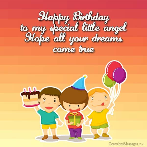 Kids Birthday Wishes
 Happy Birthday Wishes for Kids Occasions Messages