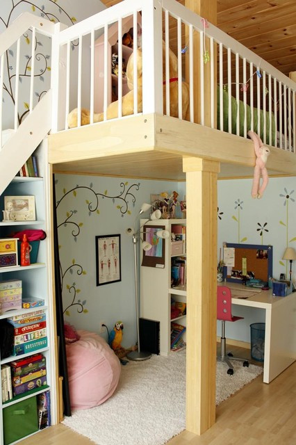 Kids Bunk Room
 20 Great Loft Bed Design Ideas for Small Kids Bedrooms