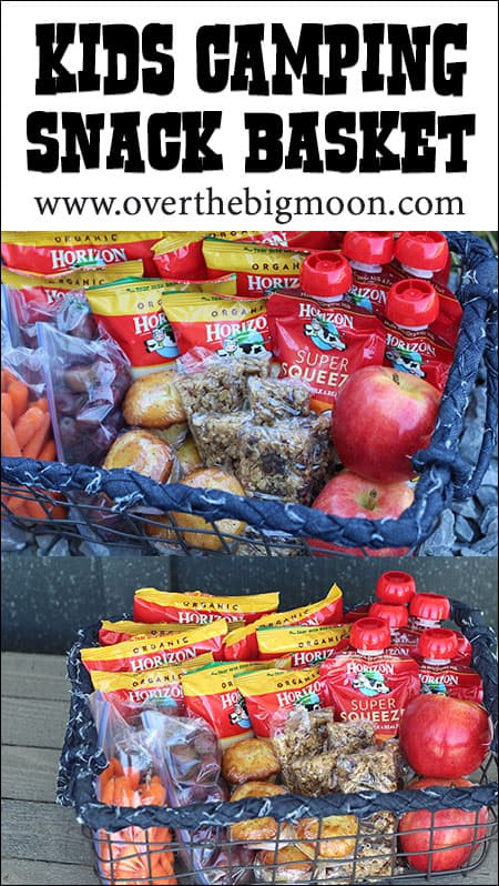 Kids Camping Gifts
 Kids Camping Snack Basket Over The Big Moon