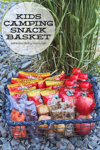 Kids Camping Gifts
 Kids Camping Snack Basket Over The Big Moon