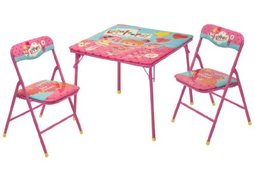 Kids Card Table
 Kids Lalaloopsy Square Folding Card Table and 2 Chairs Set