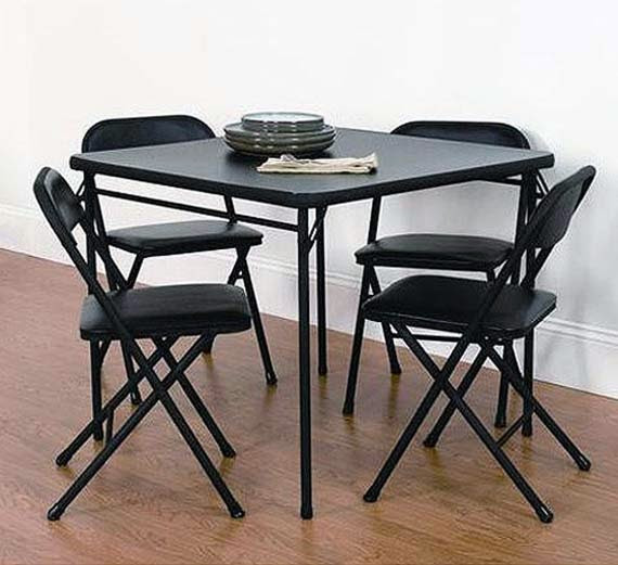 Kids Card Table
 5 Piece Kids Folding Table and Chairs AyanaHouse