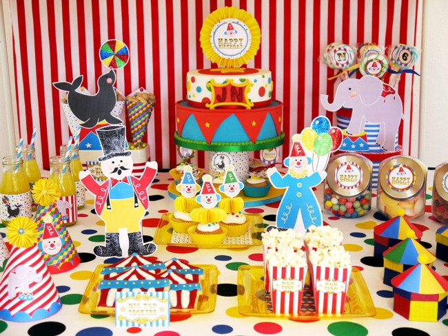 Kids Carnival Birthday Party
 My Kids Joint Big Top Circus Carnival Birthday Party