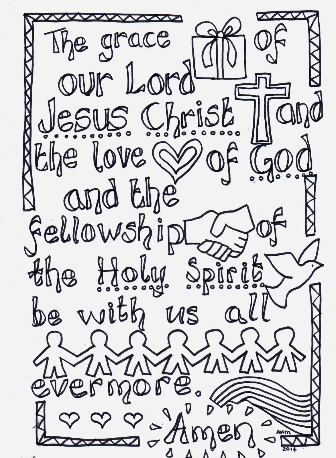 Kids Church Coloring Pages
 Flame Creative Children s Ministry The Grace Reflective