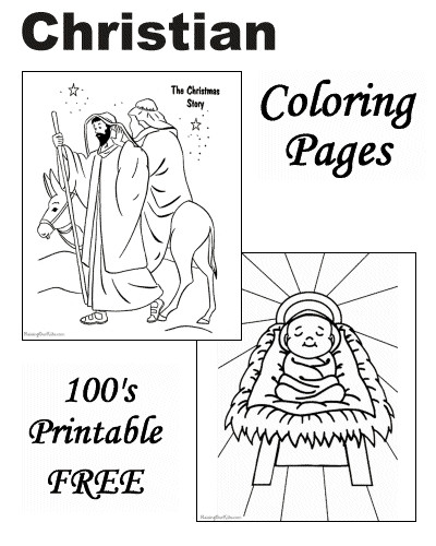 Kids Church Coloring Pages
 Christian Coloring Pages The Christmas Story