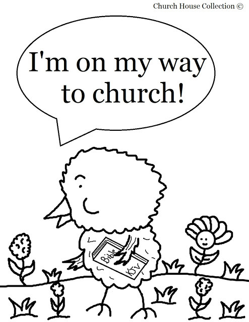 Kids Church Coloring Pages
 Church House Collection Blog March 2013