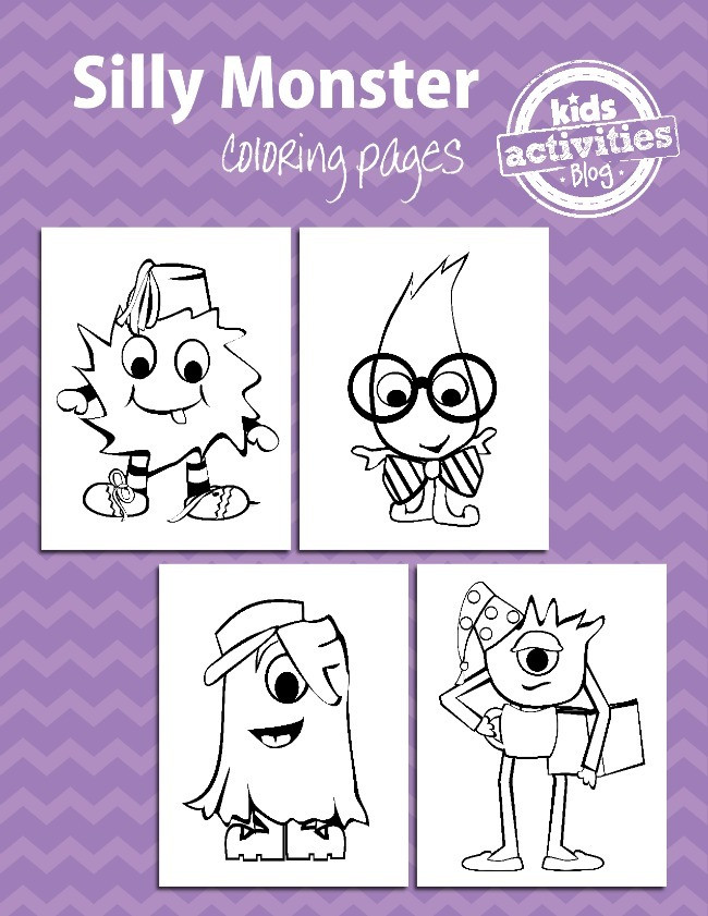 Kids Coloring Activities
 MONSTER COLORING PAGES FOR KIDS Kids Activities