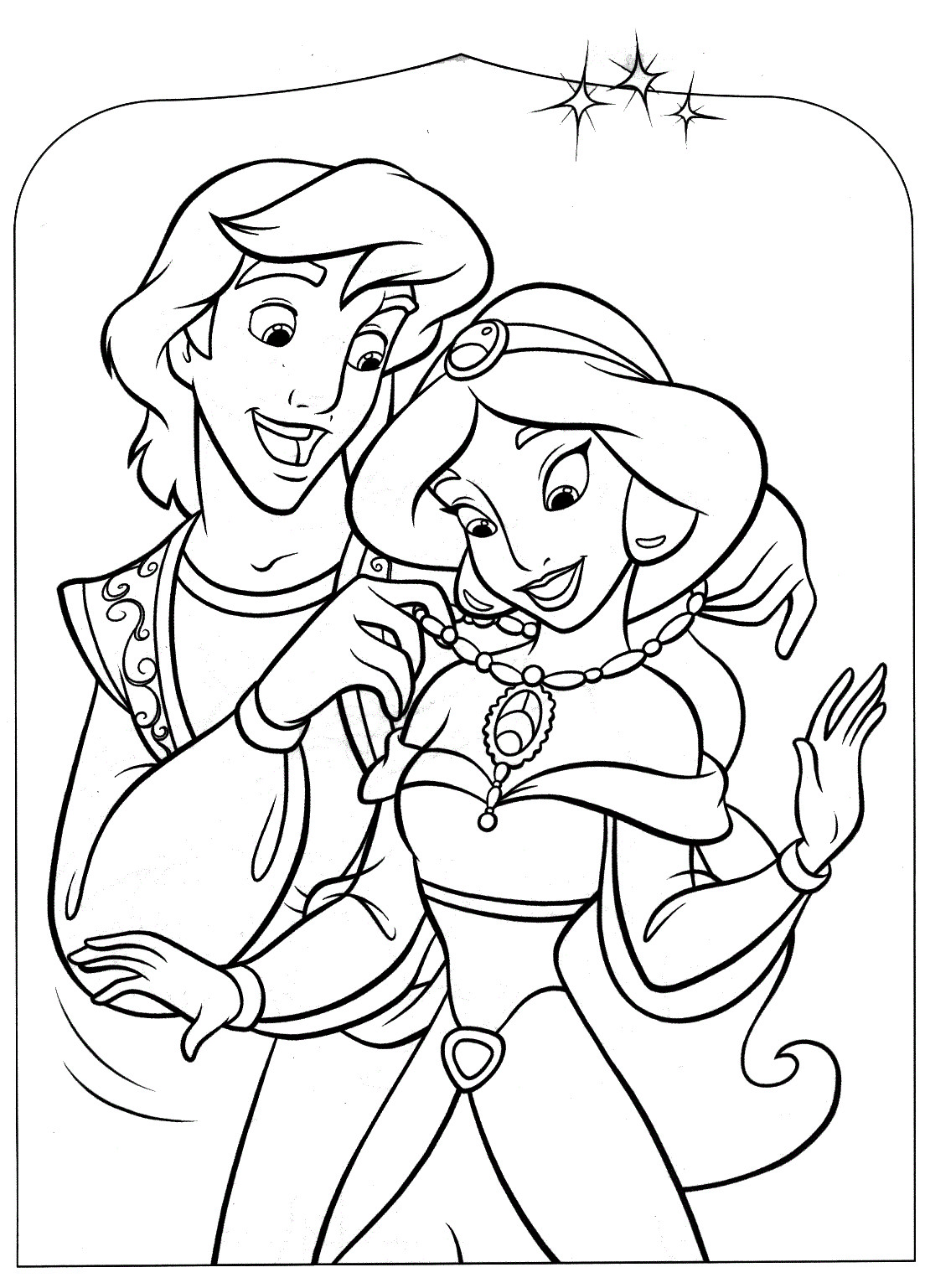 Kids Coloring Book Pages
 Free Printable Aladdin Coloring Pages For Kids