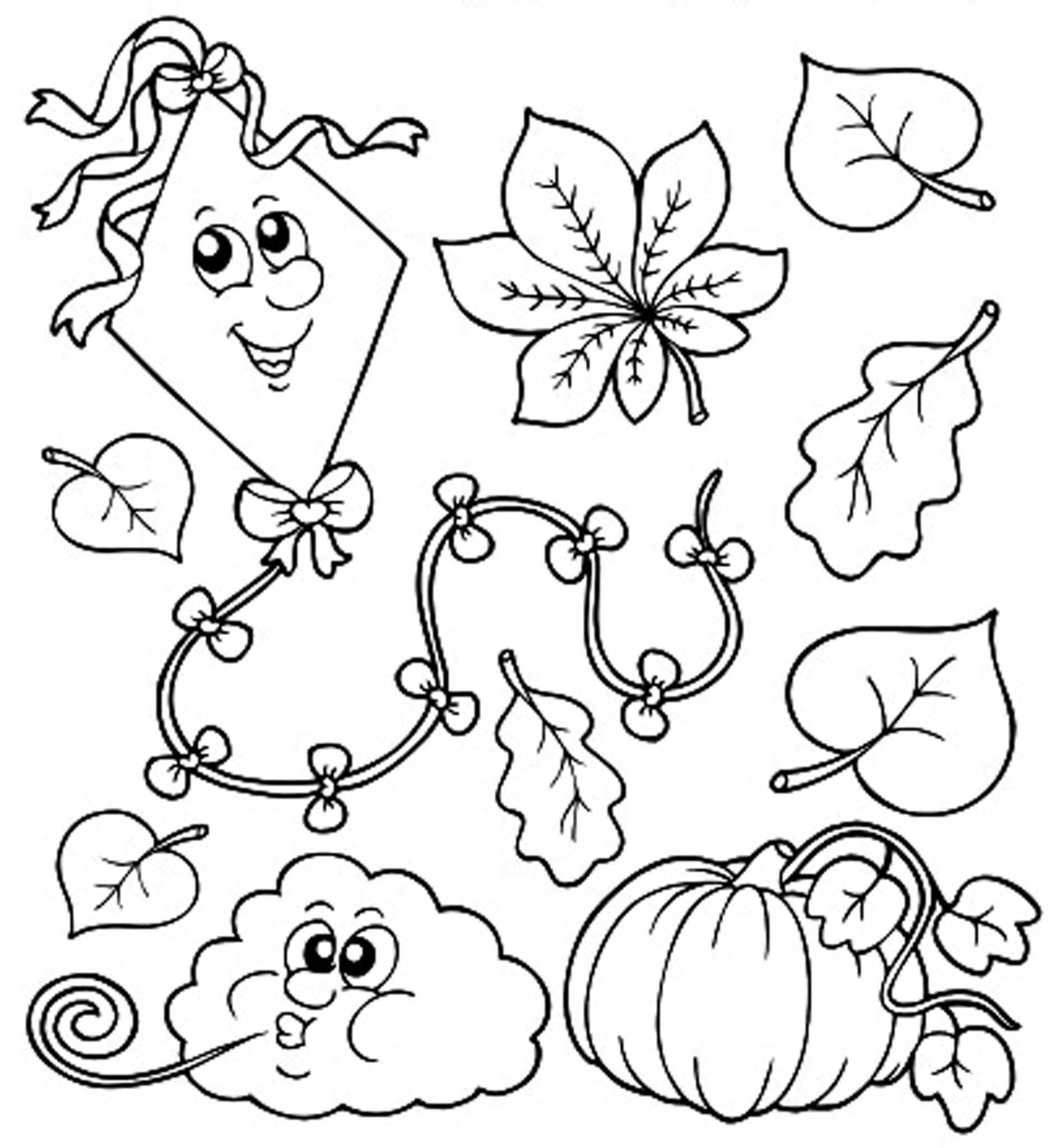 Kids Coloring Pages Fall
 Print & Download Fall Coloring Pages & Benefit of
