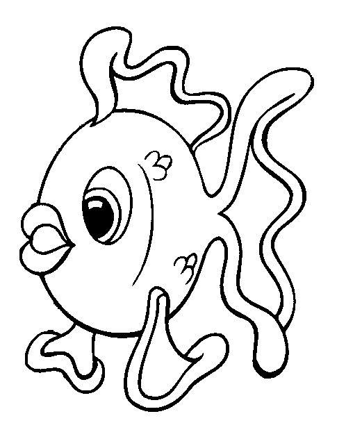 Kids Coloring Pages Fish
 Free Fish Coloring Pages for Kids