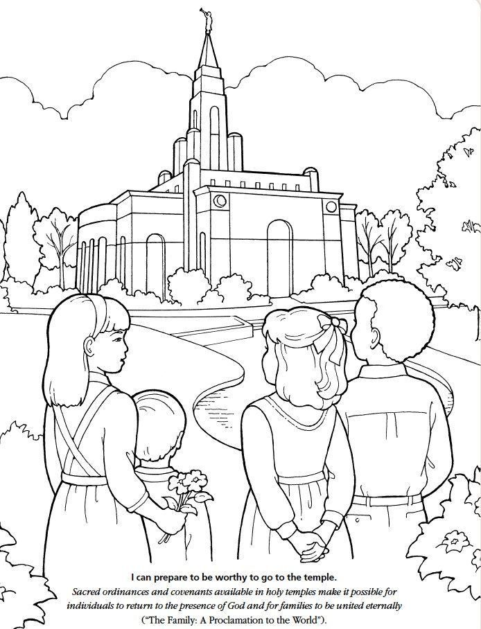 Kids Coloring Pages For Church
 Pin by Crista Hark on LDS Children s coloring pages