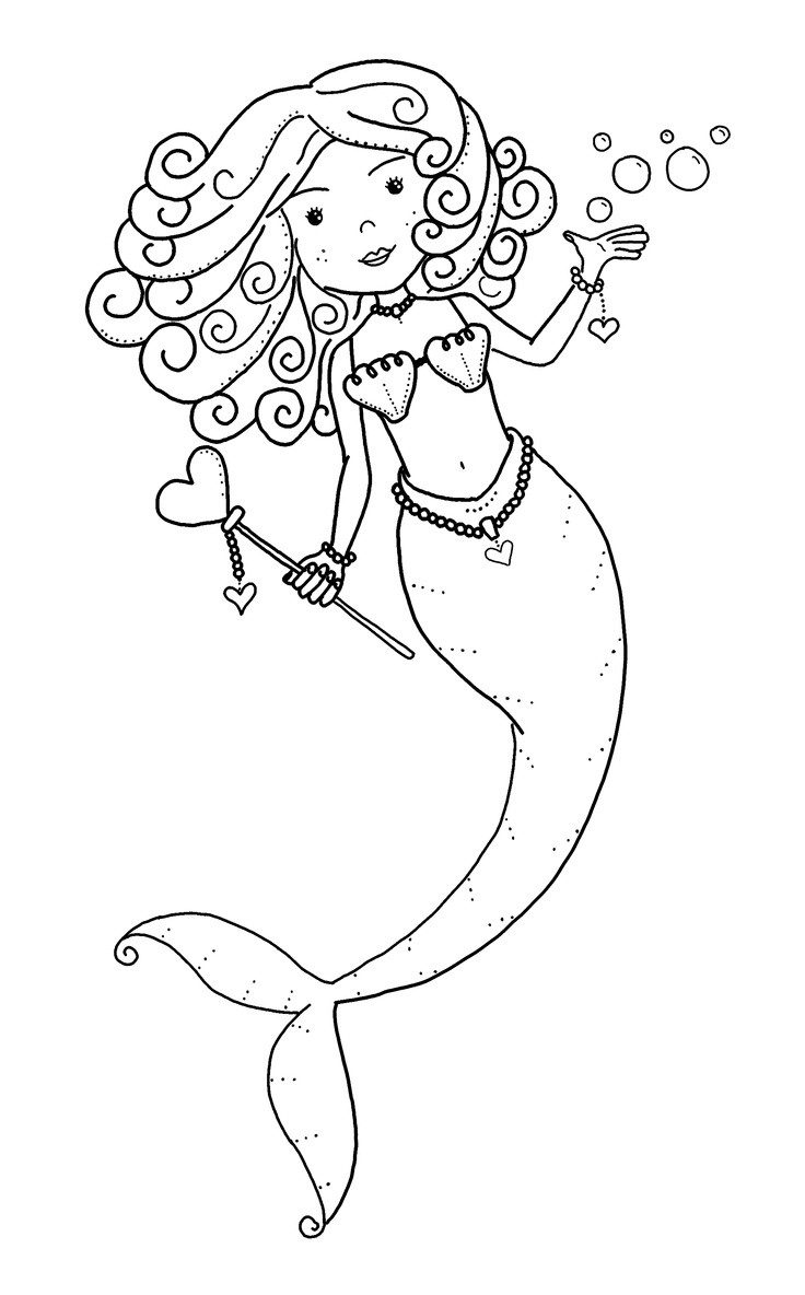Kids Coloring Pages Mermaid
 32 best coloring pages images on Pinterest