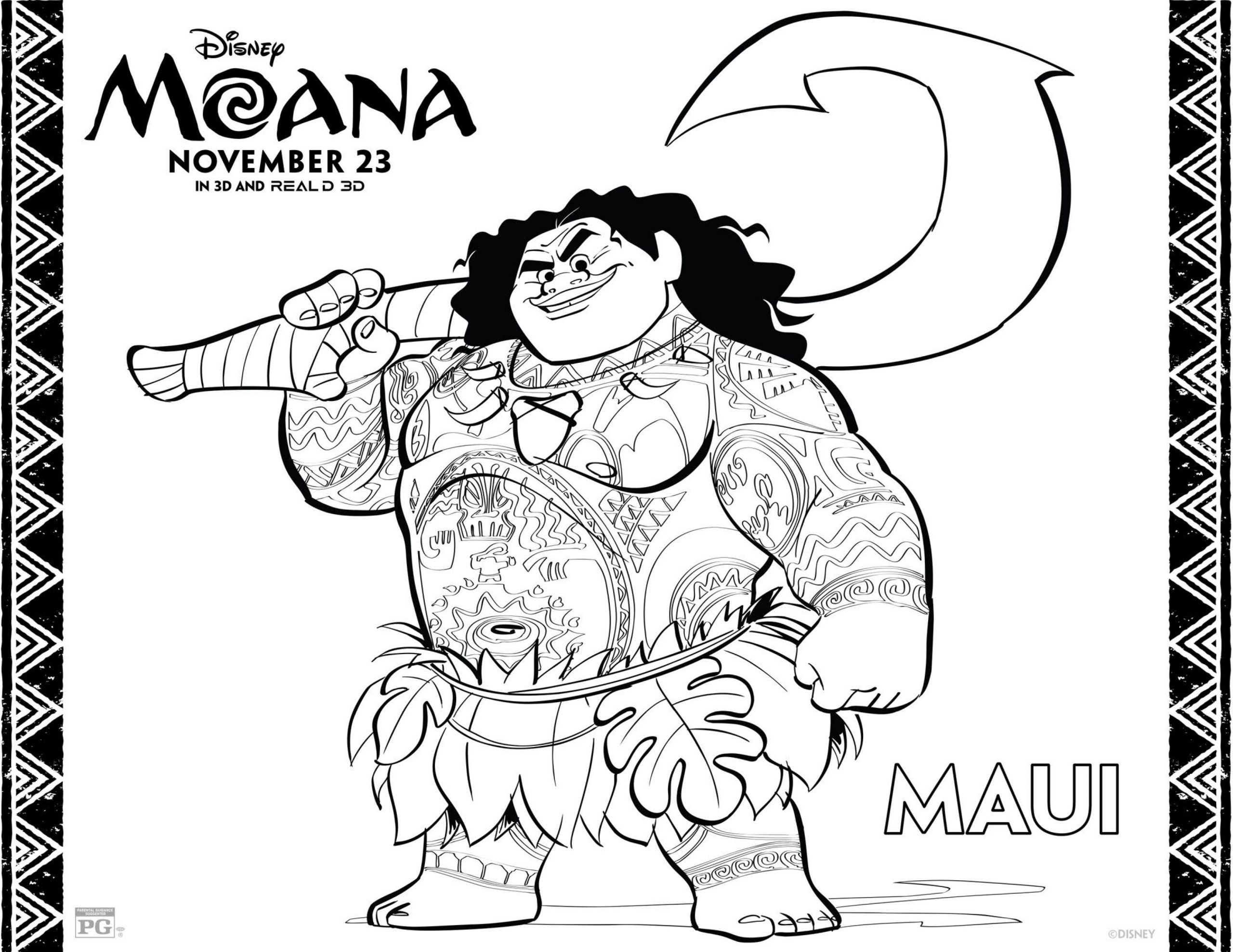 Kids Coloring Pages Moana
 Moana Coloring Pages Best Coloring Pages For Kids