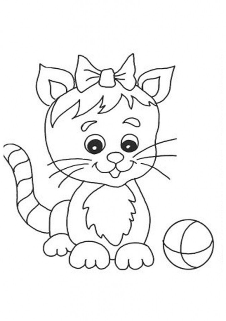 Kids Coloring Pages Online
 Free Printable Cat Coloring Pages For Kids