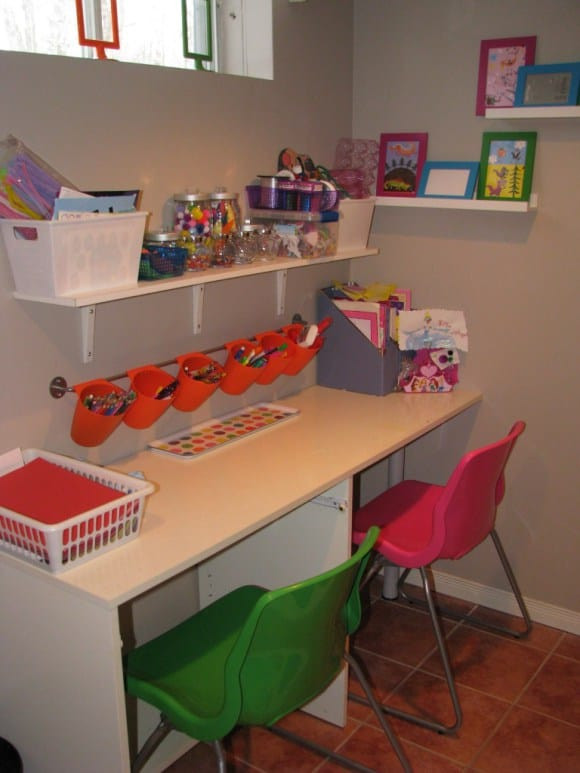 Kids Craft Table Ideas
 Organizing Ideas for Kids Rooms and Spaces
