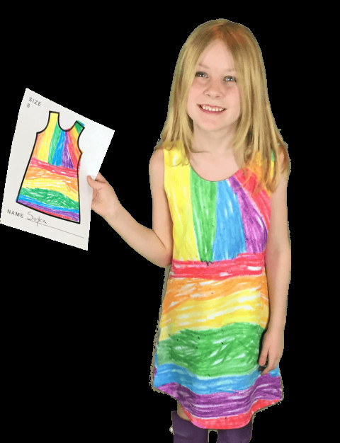 Kids Design Own Dress
 swissmiss