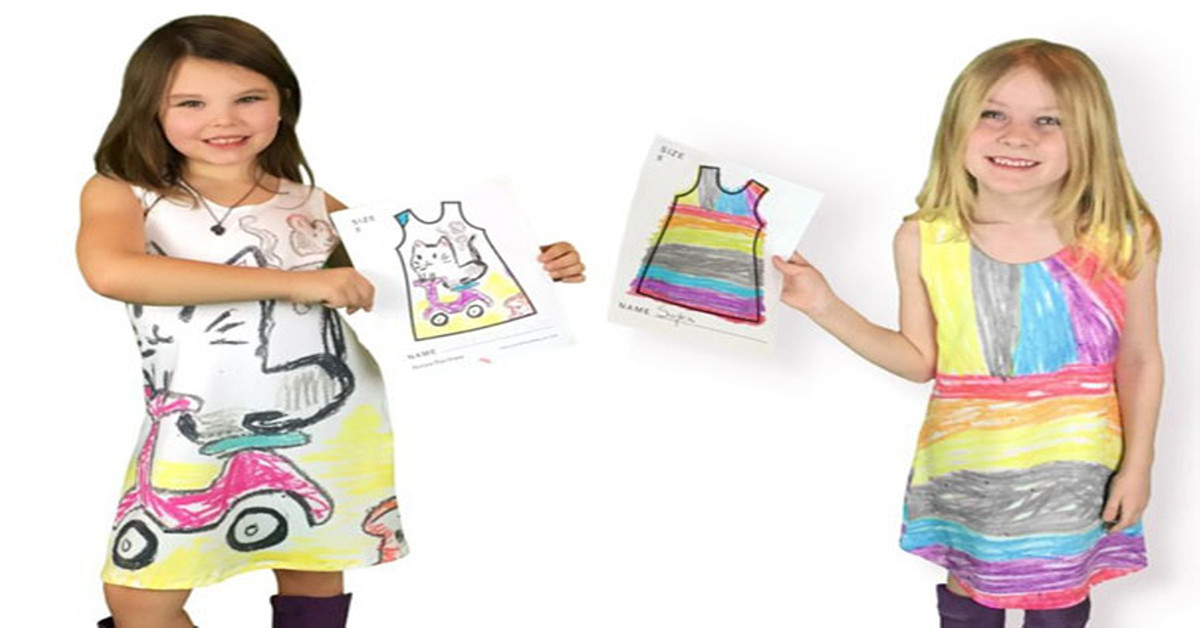 Kids Design Their Own Dress
 A pany That Allows Your Kids Design Their Own Clothes