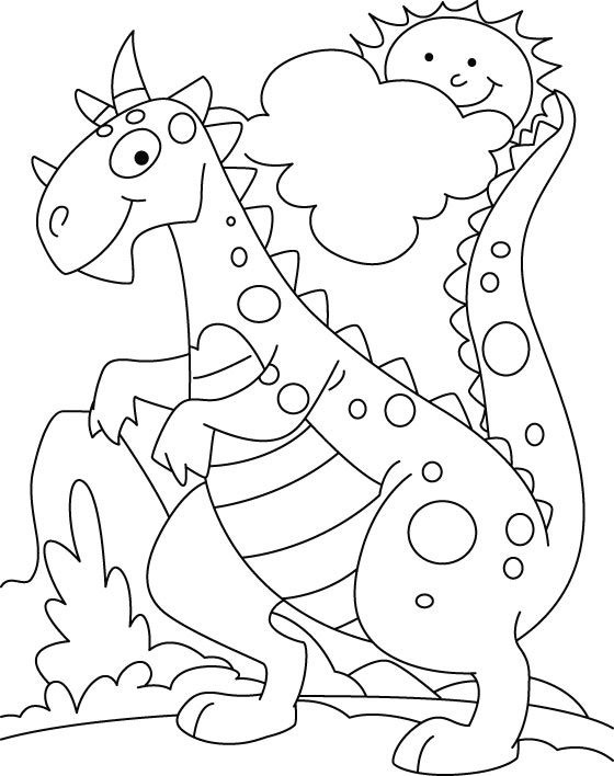 Kids Dinosaur Coloring Pages
 Dinosaur Coloring Pages for Kids
