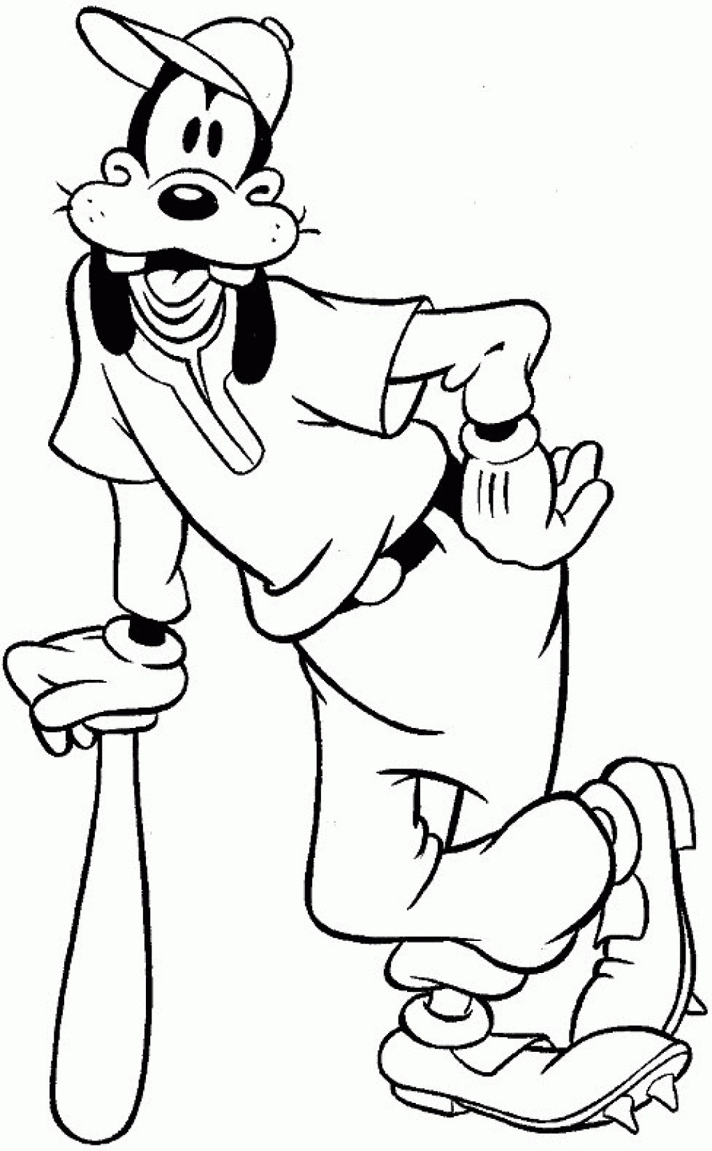Kids Disney Coloring Pages
 Free Printable Goofy Coloring Pages For Kids