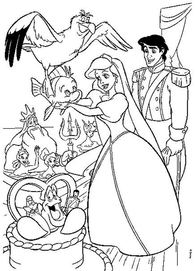 Kids Disney Coloring Pages
 Disney Cartoon Characters Coloring Pages For Kids