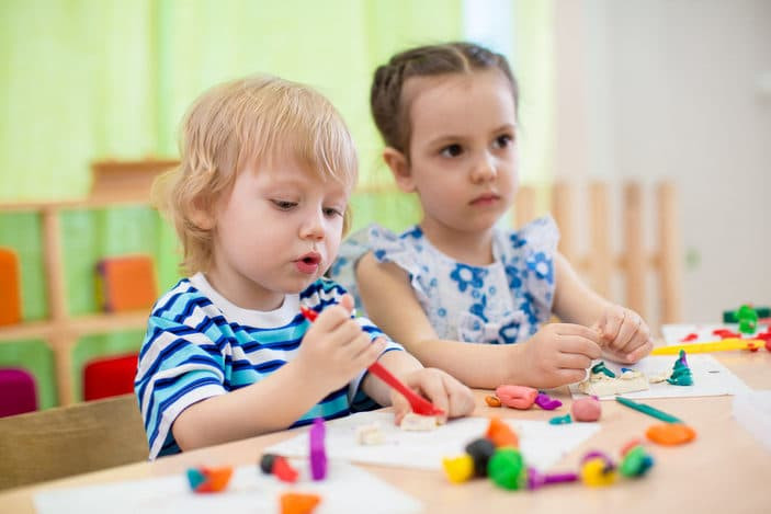 Kids Doing Crafts
 Ways to improve fine motor skills and coordination through