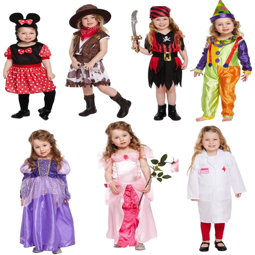 Kids Dress Up Party
 Toddler Girls Fancy Dress Up Costumes Party Outfit World