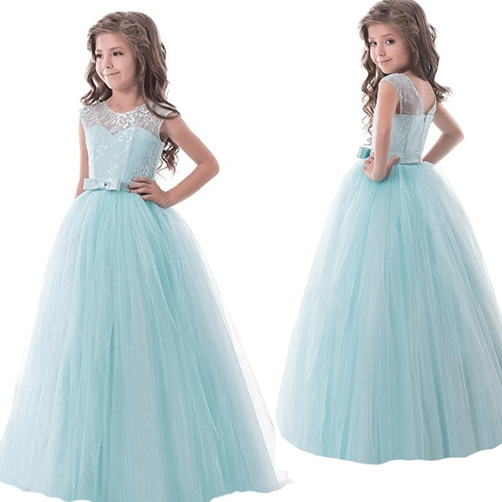 Kids Dresses For Party
 Children Prom Designs Kids Clothes Lace Flower Girls