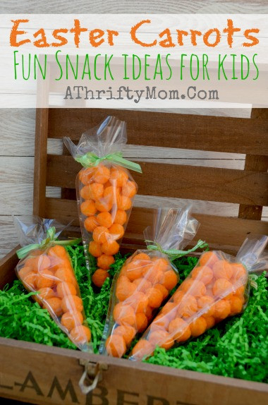 Kids Easter Party Snack Ideas
 Easter Carrots Fun Snack Idea for Kids Easter Snack