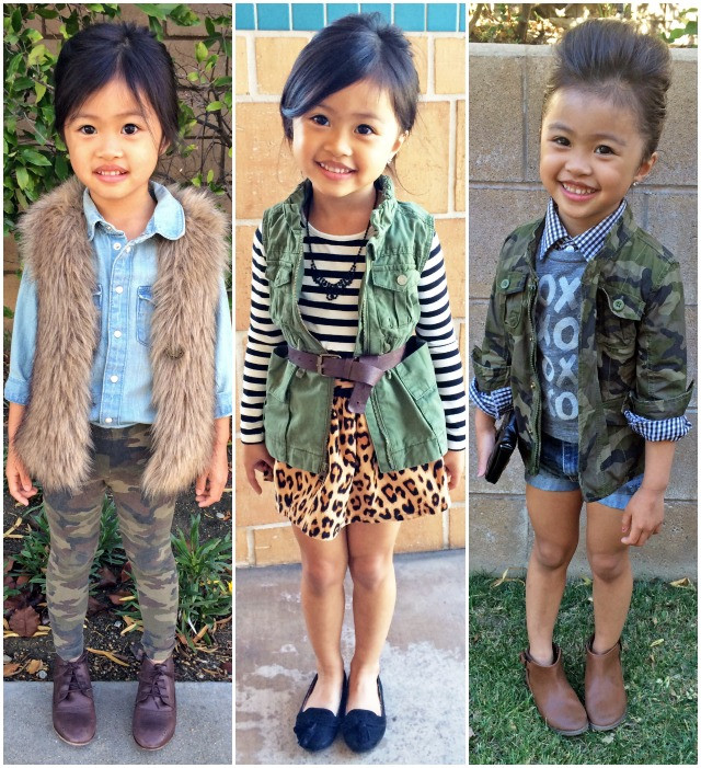 Kids Fall Fashion
 A Z Kids Army Chic Sydne Style