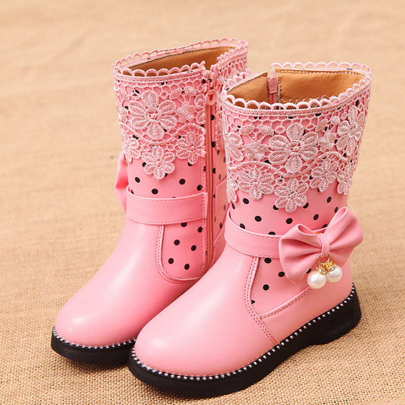 Kids Fashion Shoes
 girls boots snow shoes winter kids shoe girl party