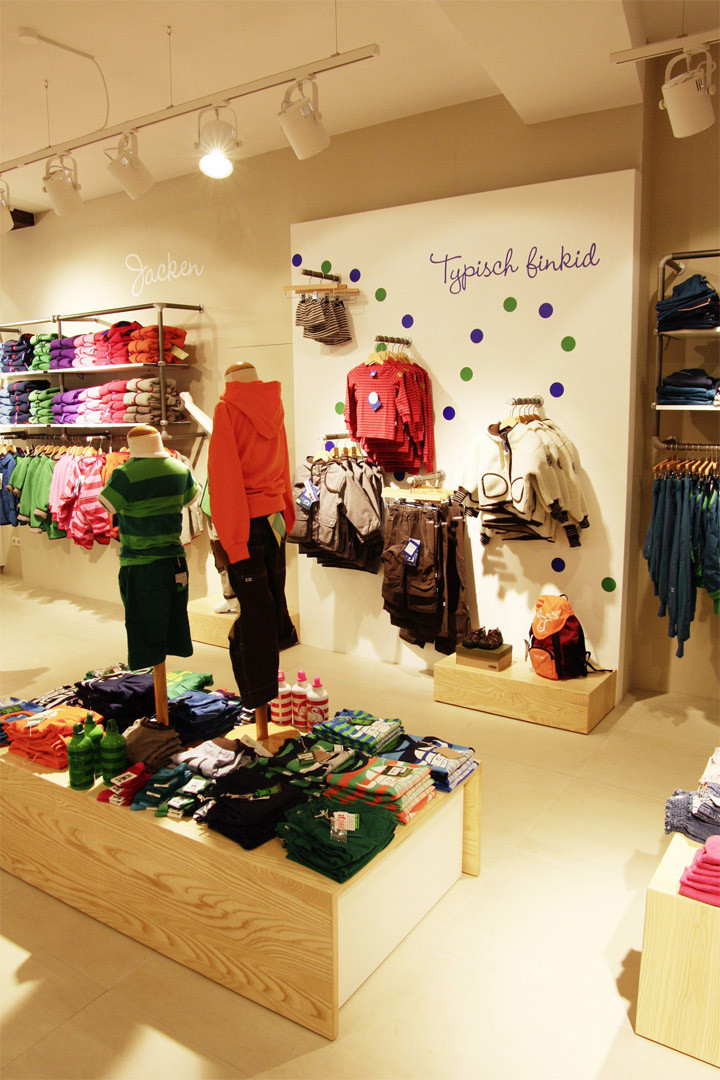 Kids Fashion Stores
 FINKID children clothing concept store by The Store