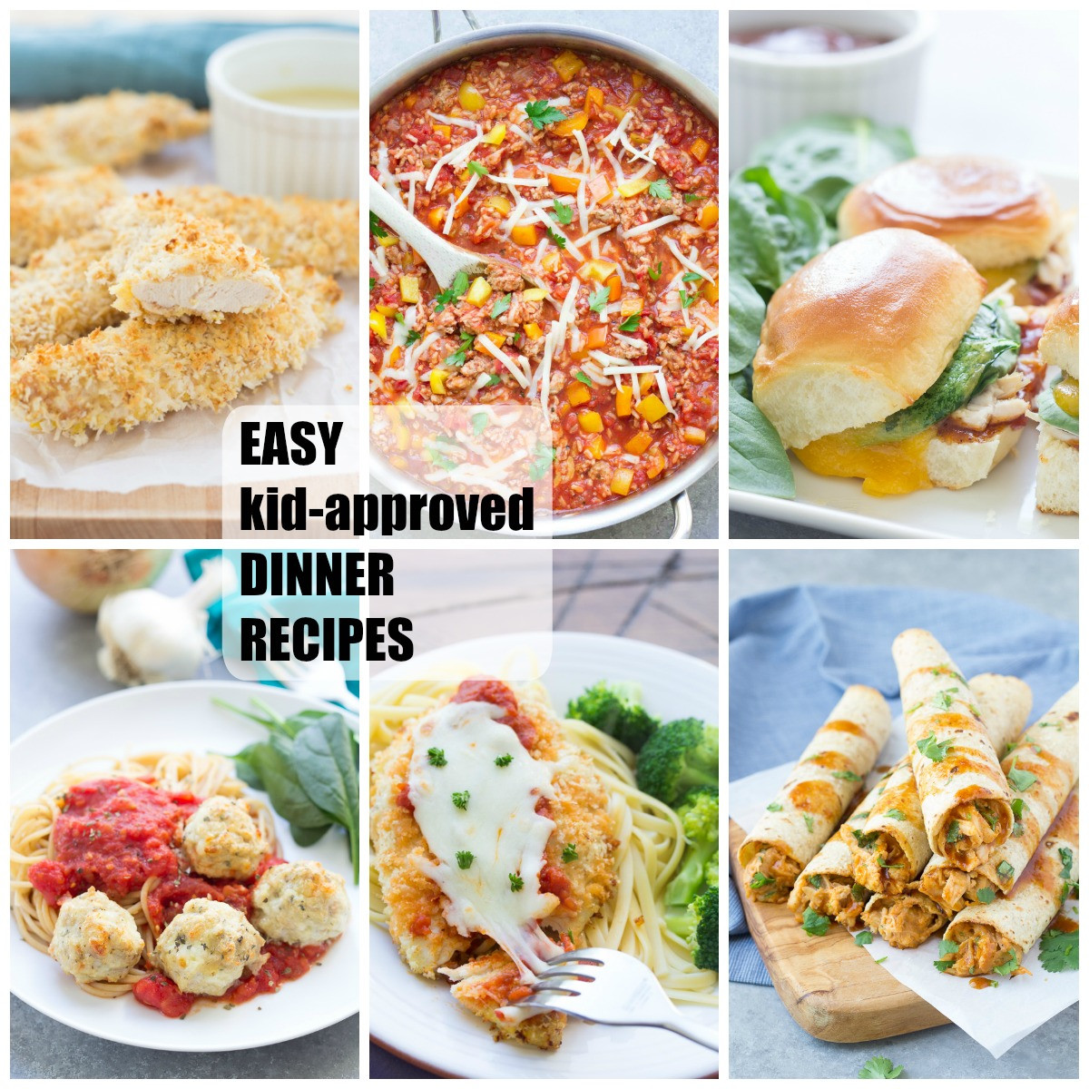 Kids Favorite Dinner Recipes
 Easy Kid Approved Dinner Recipes Kristine s Kitchen