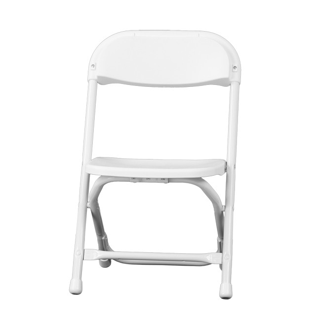 Kids Foldable Chair
 Kids White Plastic Folding Chair Y KID WH GG by Flash