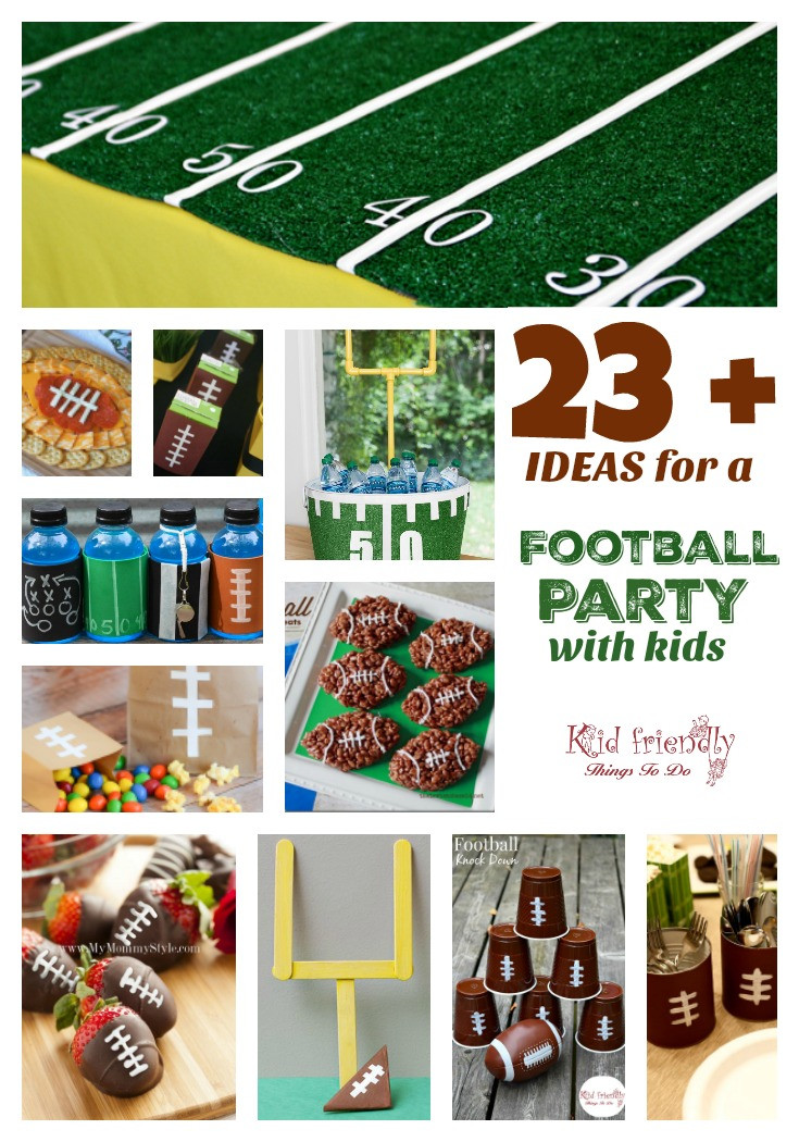Kids Football Party
 Football Party With Kids Ideas Decorations Recipes